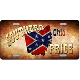 Southern Pride Ohio Metal Novelty License Plate