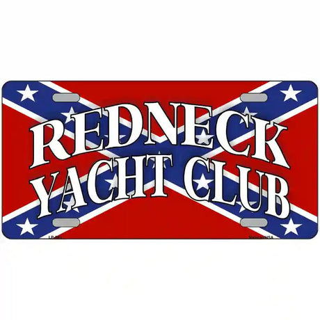 Redneck Yacht Club Metal Novelty License Plate 12" x 6" (LP)