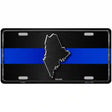 Maine Thin Blue Line Metal Novelty License Plate 12" x 6" (LP)