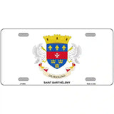 Saint Barthelemy Novelty Metal License Plate 12" x 6" (LP)