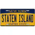 Staten Island New York Metal Novelty License Plate 12" x 6" Automotive (LP)