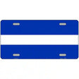 Thin White Line On Blue Novelty Metal License Plate 12" x 6" (LP)
