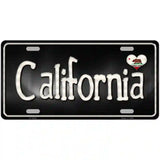 California Flag Script Metal Novelty License Plate 12" x 6" (LP)