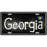 Georgia Flag Script Metal Novelty License Plate 12" x 6" (LP)
