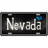 Nevada Flag Script Metal Novelty License Plate 12" x 6" (LP)