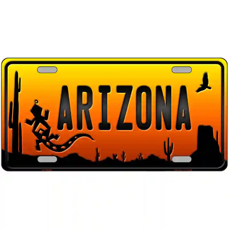 Lizard Arizona Scenic Novelty Plate | Smart Blonde