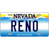 Reno Nevada Novelty Metal License Plate 12" x 6" (LP)