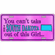 South Dakota Girl Novelty Metal License Plate 12" x 6" (LP)