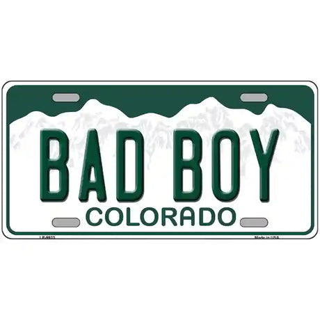 Bad Boy Colorado Metal Novelty License Plate 12" x 6" Automotive (LP)