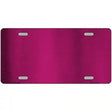Pink Metallic Solid Metal Novelty License Plate 12" x 6" (LPC)