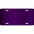 Purple Metallic Solid Metal Novelty License Plate 12" x 6" (LPC)