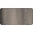Tan Metallic Solid Metal Novelty License Plate 12" x 6" (LPC)