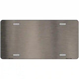 Tan Metallic Solid Metal Novelty License Plate 12" x 6" (LPC)