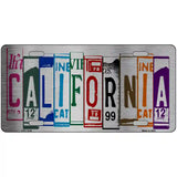 California License Plate Art Metal Novelty License Plate 12" x 6" (LPC)