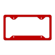 Red Solid Novelty Metal License Plate Frame LPF-008 12.25" x 6.5" Standard Frame (LPF)