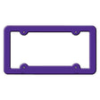 Purple Solid Novelty Metal License Plate Frame LPF-010