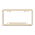 Tan Solid Novelty Metal License Plate Frame LPF-014 12.25" x 6.5" Standard Frame (LPF)