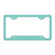 Mint Solid Novelty Metal License Plate Frame LPF-016 12.25" x 6.5" Standard Frame (LPF)