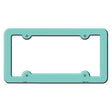 Mint Solid Novelty Metal License Plate Frame LPF-016