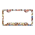 Butterflies Novelty Metal License Plate Frame LPF-020 12.25" x 6.5" Standard Frame (LPF)
