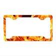 Flames Novelty Metal License Plate Frame LPF-023 12" x 6" Standard Frame (LPF)