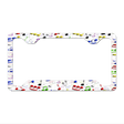 Music Notes Novelty Metal License Plate Frame LPF-028 12.25" x 6.5" Standard Frame (LPF)