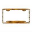 Tiger Stripes Novelty Metal License Plate Frame LPF-042 12.25" x 6.5" Standard Frame (LPF)