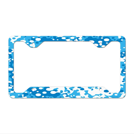 Blue Specks Novelty Metal License Plate Frame LPF-045 12.25" x 6.5" Standard Frame (LPF)