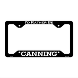 Canning Novelty Metal License Plate Frame LPF-059 12.25" x 6.5" Black Frame (LPF)