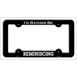 Reminiscing Novelty Metal License Plate Frame LPF-187 Black