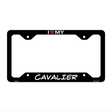 Cavalier Novelty Metal License Plate Frame LPF-200 12" x 6" Black Frame (LPF)