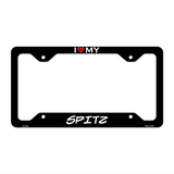 Spitz Novelty Metal License Plate Frame LPF-222 12.25" x 6.5" Black Frame (LPF)