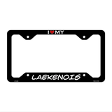 Laekenois Novelty Metal License Plate Frame LPF-233 12.25" x 6.5" Black Frame (LPF)
