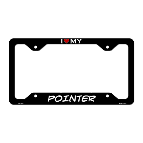 Pointer Novelty Metal License Plate Frame LPF-251 12.25" x 6.5" Black Frame (LPF)