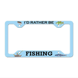 Fishing Blue Novelty Metal License Plate Frame LPF-259 12.25" x 6.5" Standard Frame (LPF)