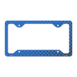Blue Faded Dots Novelty Metal License Plate Frame LPF-265 12.25" x 6.5" Standard Frame (LPF)
