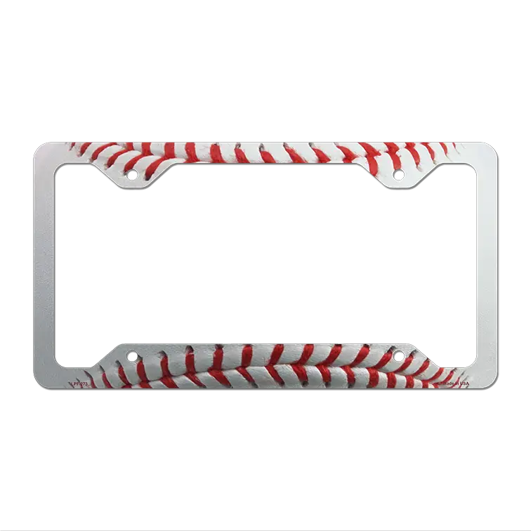 Baseball Threads Novelty Metal License Plate Frame LPF-273 12.25" x 6.5" Standard Frame (LPF)