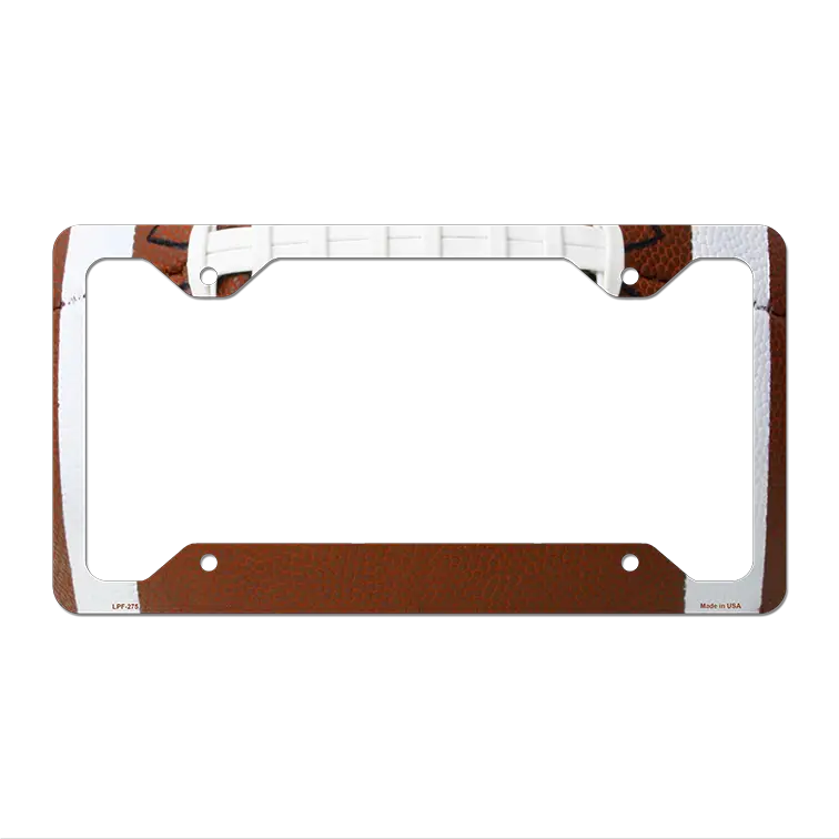 Football Threads Novelty Metal License Plate Frame LPF-275 12.25" x 6.5" Standard Frame (LPF)