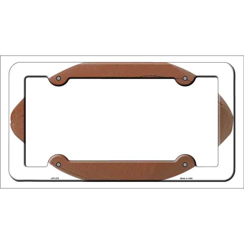 Football Threads Novelty Metal License Plate Frame LPF-275