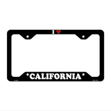 Love California Novelty Metal License Plate Frame LPF-282 12.25" x 6.5" Black Frame (LPF)