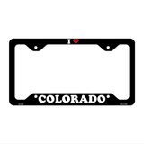 Love Colorado Novelty Metal License Plate Frame LPF-283 12.25" x 6.5" Black Frame (LPF)