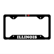 Love Illinois Novelty Metal License Plate Frame LPF-290 12.25" x 6.5" Black Frame (LPF)