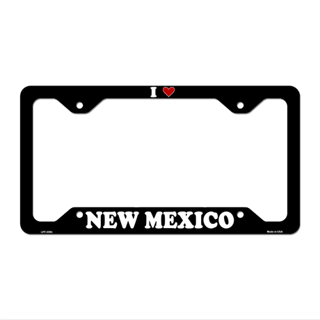 Love New Mexico Novelty Metal License Plate Frame LPF-308 12.25" x 6.5" Black Frame (LPF)
