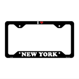 Love New York Novelty Metal License Plate Frame LPF-309 12.25" x 6.5" Black Frame (LPF)