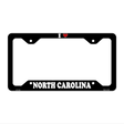 Love North Carolina Novelty Metal License Plate Frame LPF-310 12.25" x 6.5" Black Frame (LPF)