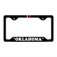 Love Oklahoma Novelty Metal License Plate Frame LPF-313 12.25" x 6.5" Black Frame (LPF)
