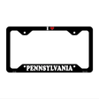 Love Pennsylvania Novelty Metal License Plate Frame LPF-315 12.25" x 6.5" Black Frame (LPF)