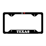 Love Texas Novelty Metal License Plate Frame LPF-320 12.25" x 6.5" Black Frame (LPF)