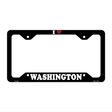Love Washington Novelty Metal License Plate Frame LPF-324 12.25" x 6.5" Black Frame (LPF)