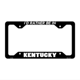 Be In Kentucky Novelty Metal License Plate Frame LPF-344 12.25" x 6.5" Black Frame (LPF)